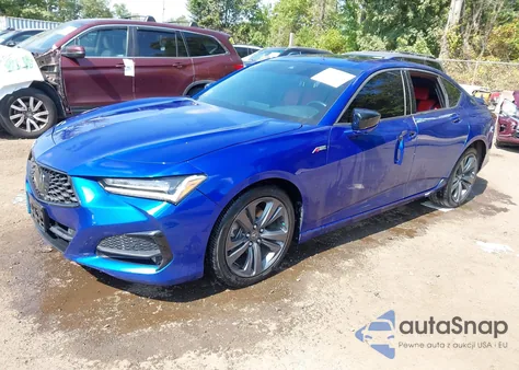 2021 Acura Tlx A-Spec Package z USA, uszkodzony, nr VIN 19UUB5F58MA004066